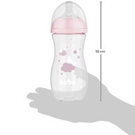 Mamadeira Buba Easy Flow Nuvem Rosa 330ml - Anticólica e Livre de BPA - imagem 4