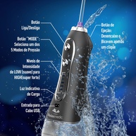 Jet Clean Relaxmedic: Irrigador Oral USB para Saúde Bucal - imagem 2