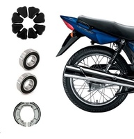 Kit Completo: Lona de Freio, Rolamento e Bucha de Coroa para Honda Titan Fan 150 - Segurança e Desempenho! - imagem 4