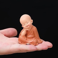 3 Peças Estátuas de Buda Rindo para Decoração e Boa Sorte - imagem 3