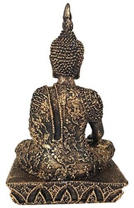Buda Hindu com Base 15 cm em Resina com Incenso - Estátua Decorativa para Ambientes Serenos - imagem 5