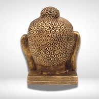 Escultura Cabeça de Buda em Resina - 16,5cm | Arte Decorativa com Detalhes Finais e Espiritualidade - imagem 5