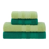 Jogo de Toalhas Buddemeyer Frape Dots Banho 4 Peças - Verde Claro e Verde | Maciez e Absorção Premium - imagem 2