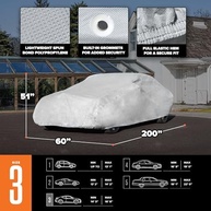 Budge Lite: Capa de Carro Premium - Proteção Total Contra Sujeira, Arranhões e Poeira (Até 508cm) - imagem 5