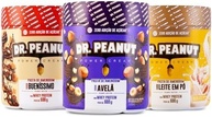 Kit 3x Pasta de Amendoim 600g com Whey Protein - Dr Peanut - AVELÃ-BUENISSIMA-LEITE EM PÓ - imagem 1