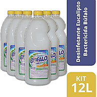 Búfalo Eucalipto 2L: Kit com 6 Desinfetantes - imagem 1