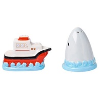 Silver Buffalo Jaws Shark Breach and Orca Ceramic Salt and Pepper Shaker - imagem 2