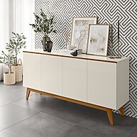 Buffet 4 Portas Ares: Elegância Off White - imagem 1