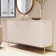 Buffet Nova Orleans: Elegância Off White e Dourado - imagem 1