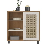 Buffet Charlotte com Porta em Cinamomo e Off White – Design Sofisticado para Ambientes Modernos - imagem 4