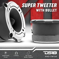 DS18 PRO-TW120 Super Bullet Tweeter: Som Profissional Impecável em Prata 7,6cm - imagem 4