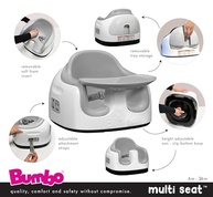 Bumbo Assento Infantil Multi Grafite - Conforto e Segurança em 3 Modos de Uso - imagem 5