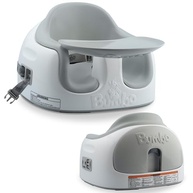 Bumbo Multi Assento Cinza com Base Branca - Conforto e Segurança para Bebês - imagem 5