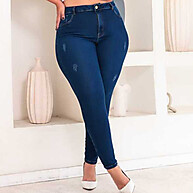 Jeans Plus Size Cintura Alta: Empina Bumbum! - imagem 1