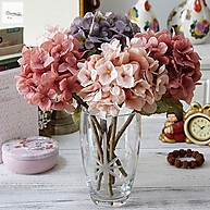 Buquê Artificial de Hortênsia, Peônia e Cravo – Decoração Ideal para Casamentos e Festas - imagem 1