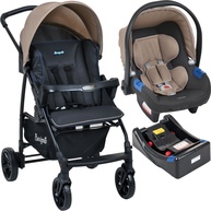Burigotto Ecco: Carrinho + Bebê Conforto e Base - imagem 1