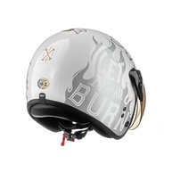 Capacete Peels F21 Burn Branco Aberto: Estilo e Proteção para Sua Moto - imagem 5