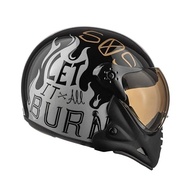 Capacete Peels F21 Burn Preto Brilho Aberto: Estilo e Segurança para Sua Moto - imagem 4