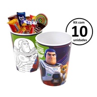 Kit com 10 Copos Buzz Lightyear - Festa Infantil Toy Story Temática - imagem 4