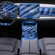 Proteção Premium para BYD Han EV DM-i 2020-2024: Película Transparente para Console e Tela de Navegação - imagem 1