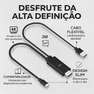 Adaptador USB-C para HDMI 4K: Conecte Seu Celular, Notebook e MacBook com Qualidade Superior - imagem 4