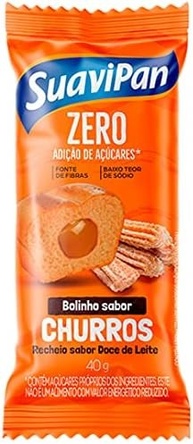 BOLINHO ZERO SABOR CHURROS C/ DOCE DE LEITE 40G / DISPLAY C/ 12 UNID. - imagem 3