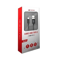 Cabo USB-C C3Tech 1 Metro 2A: Carregamento Rápido e Transferência de Dados Segura - imagem 3