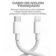 Cabo Lightning USB-C 2 Metros: Carregamento Rápido 30W Turbo para iPhone 14/13/12/11 e Mais - imagem 4