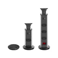 Torre Extensora Retrátil AMOREJA: 3 Tomadas + USB-C | Organize e Carregue! - imagem 1