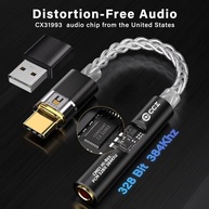 Adaptador USB-C para P2 Kinboofi: Áudio Hi-Fi 32-bit DAC e Chip Duplo para Som Imersivo - imagem 3