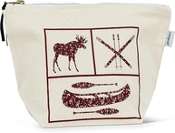Abbott Collection 1256-POUCH-11 Bolsa de crachá de ícones - 17,8 x 26,7 cm C, marfim/vermelho - imagem 1