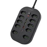 Régua de Energia Inteligente: 10 Tomadas + 3 USB + 1 USB-C | Segurança e Praticidade - imagem 1