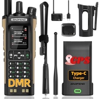 Rádio Amador Baofeng DM32 DMR 10W GPS USB-C: Comunicação Avançada e Confiável - imagem 2