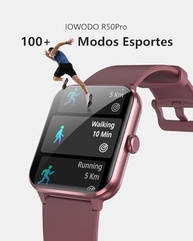 Smartwatch 1.85" Tela HD: Chamadas Bluetooth, 100+ Esportes, Assistente IA | Unissex c/ 2 Pulseiras - imagem 5
