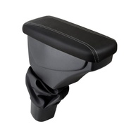 Apoio de Braço Premium Courvin Preto c/ Costura Cinza para Chevrolet Onix 2020+ - imagem 1