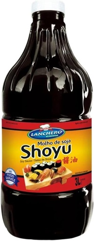 KIT C/ 01 PET. DE MOLHO SHOYU LANCHERO (PET) C/ 3 LTS. - imagem 1