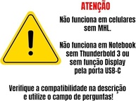 Adaptador USB-C para HDMI 4K: Espelhe seu MacBook Pro/Air com Qualidade Total! - imagem 3