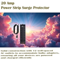 Protetor Contra Surtos 20A com 12 Tomadas, USB-C PD 20W e QC 3.0 - Segurança e Carregamento Rápido - imagem 3