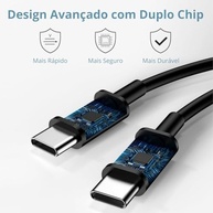 Carregador Turbo 45W GaN com Cabo USB-C 1m: Carga Rápida e Segura para Todos Seus Dispositivos - imagem 5