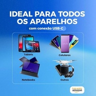 Cabo USB-C 2 metros Tipo C Turbo Ultra Rapido Reforçado Android e Iphone Notebook Tablet Qualidade Premium Carregamento Transferência de Dados - imagem 5