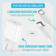Carregador Turbo USB-C 35W Homologado Anatel: Carregue iPhone 15/16 e Samsung Super Rápido - imagem 5