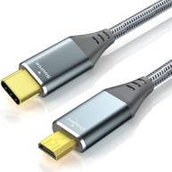 Cabo USB-C para Micro HDMI 4K 60Hz 18Gbps - Conexão Premium para Samsung Freestyle, ASUS XG17AHP e Monitores Portáteis - imagem 2