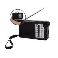 Mini Rádio Portátil Retrô FM/AM Recarregável Tipo-C | Som Nítido e Design Vintage - imagem 5