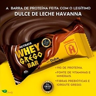 Whey Grego Bar Dulce De Leche HAVANNA 40g (C/12uni) - Nutrata - imagem 4