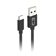 Cabo USB-C C3Tech CB-C21WH Branco 2m: Carregamento Rápido e Transferência de Dados para Android e iOS - imagem 2