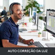 Webcam HD Logitech C270 com Microfone Embutido e 3 MP para Chamadas e Gravações em Vídeo Widescreen - imagem 4