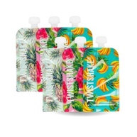 Porta Papinha Saco Reutilizável Squeeze Bag 220ml c/6 - Twistshake | Prático, Seguro e Ideal para Congelar - imagem 2