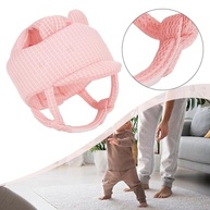 Protetor de Cabeça para Bebê oshhni - Almofada de Segurança Macia Rosa para Andar e Engatinhar - imagem 4
