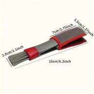 Espanador e Escova de Limpeza Portátil com Cabeça Dupla em Microfibra Superfina - Ideal para Teclados, Carros, Eletrônicos e Lentes - imagem 4