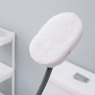Escova de Limpeza com Cabeça de Esponja e Cabo Longo - Ideal para Banheiro, Banheira e Cantos Difíceis (Cinza/Verde) - imagem 5